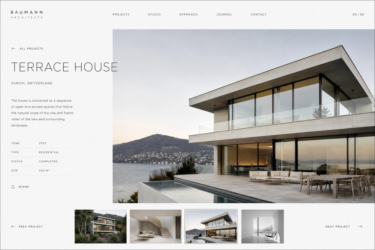 Homepage preview van Atelier Noord