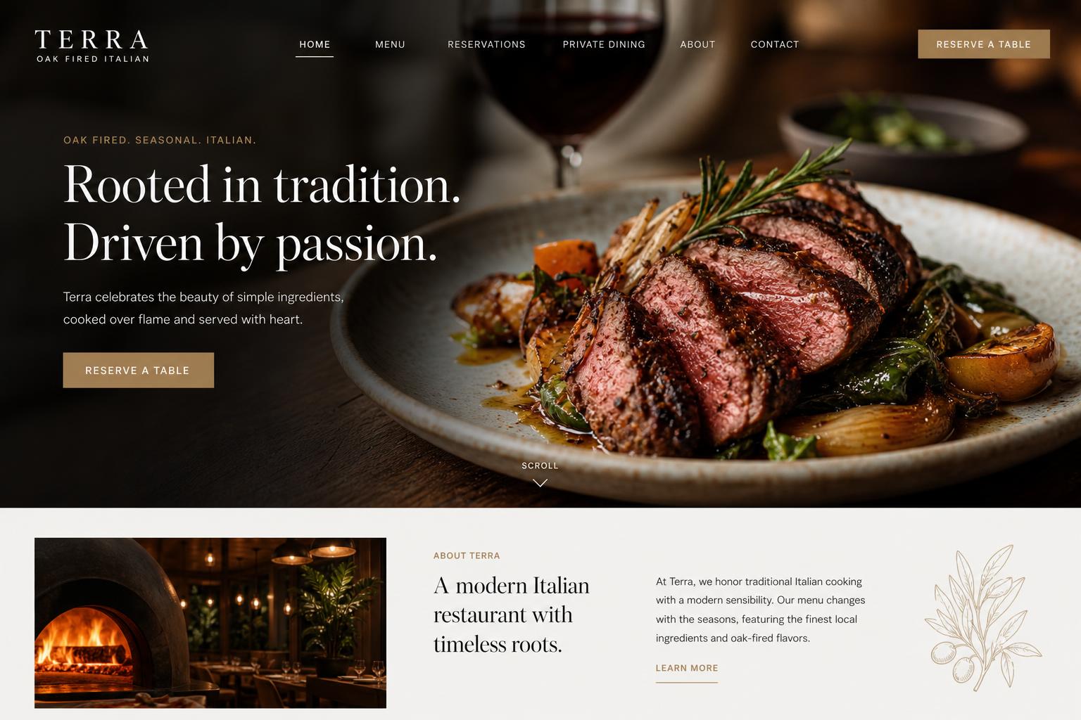 Homepage preview van Studio Mira